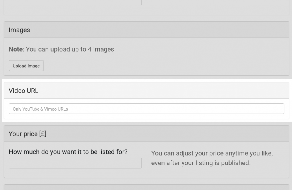 Adding a video to your Kent Index classified listing